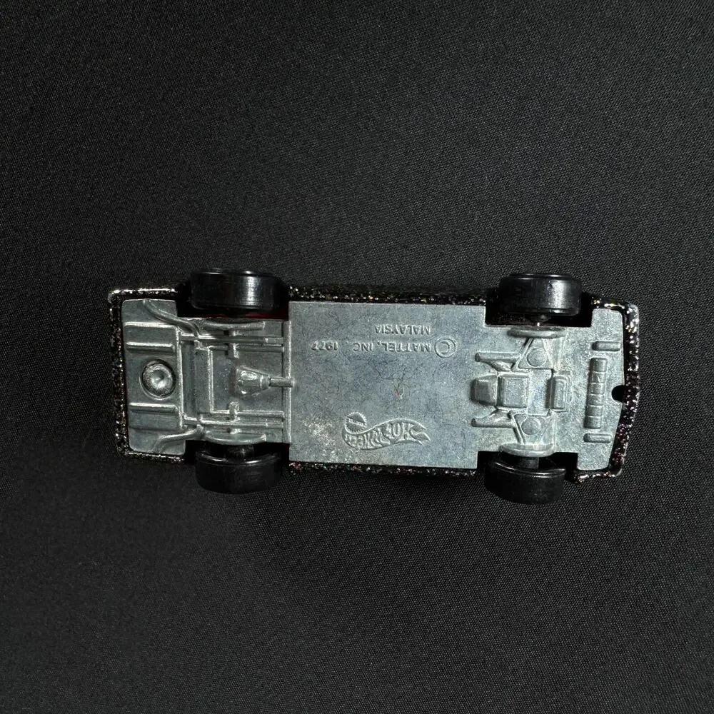 HOTWHEELS 1992 BLACK GLITTER HOT BIRD UH LOOSE CAR
